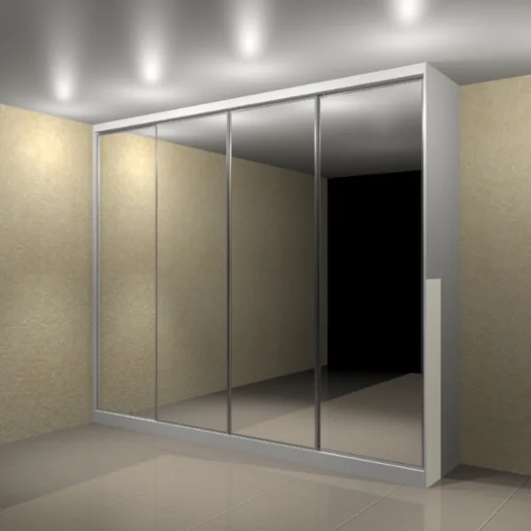 Projeto de guarda-roupa em MDF nº 8 do kit