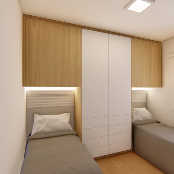 Projeto de guarda-roupa em MDF nº 3 do kit